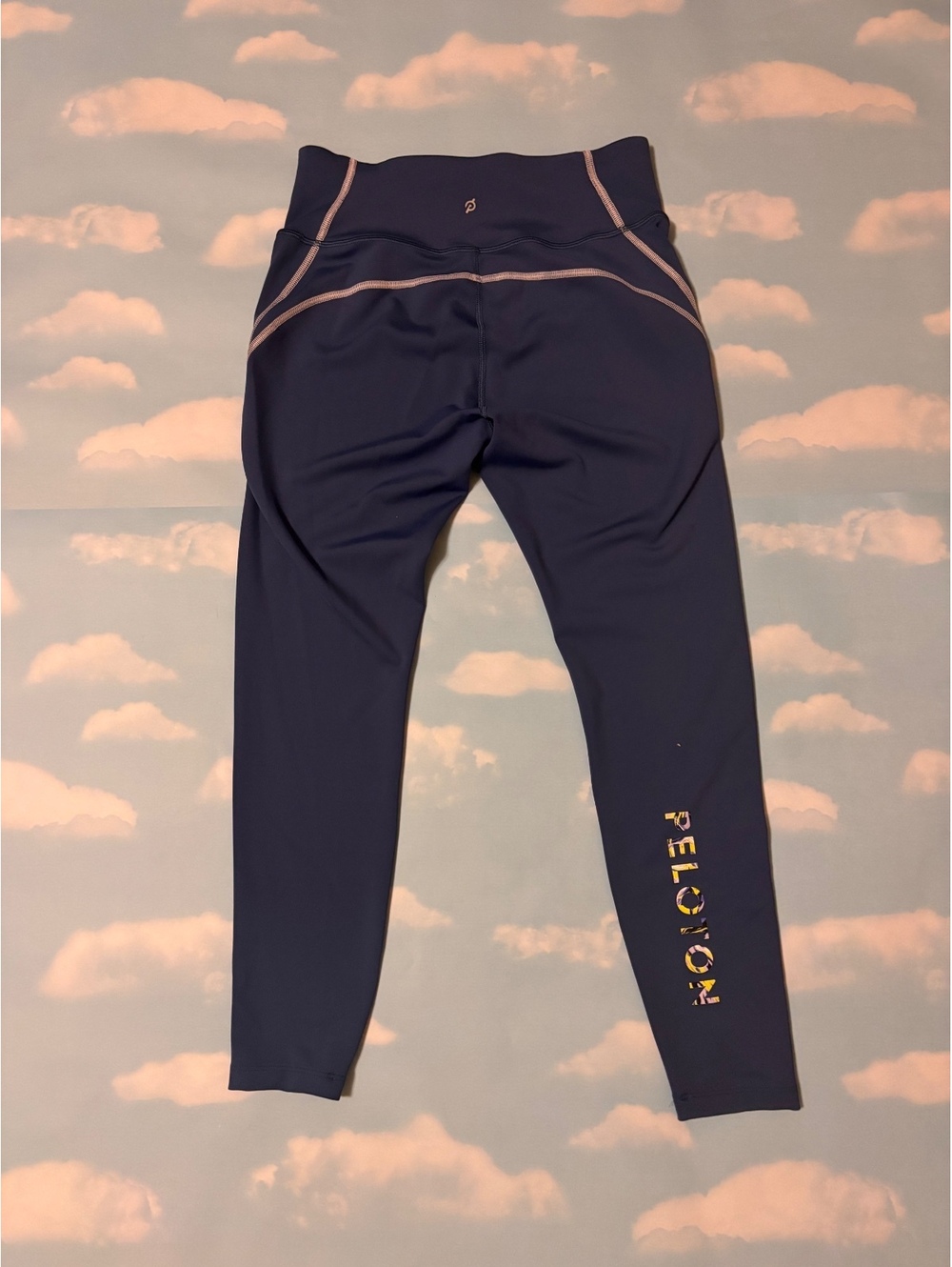 Peloton Women's Navy Blue  Leggings medium